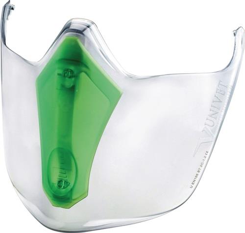 UNIVET Visier 6x3 PC Visier:getönt einstellbares Belüftungssystem EN 166b,EN 170 UNIVET
