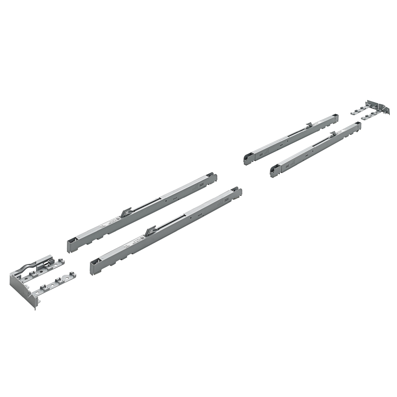 HETTICH TopLine XL, Set Dämpfung Silent System, 80 kg, 4-türig, 9278799