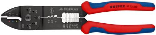 KNIPEX Crimpzange L.240mm 0,5-6(AWG 20-10)/0,5-2,5 (AWG 20-13) mm² KNIPEX KNIPEX Crimpzange L.240mm 0,5-6(AWG 20-10)/0,5-2,5 (AWG 20-13) mm² KNIPEX
