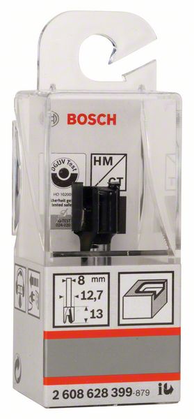 BOSCH Schaniernutfräser Standard for Wood, 8 mm, D1 12,7 mm, L 12,7 mm, G 50,8 mm