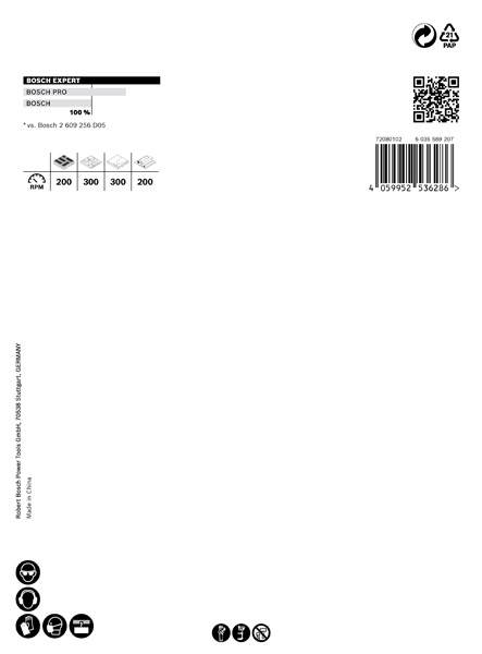 BOSCH EXPERT Construction Material Lochsäge, 111 x 60 mm. Für Dreh- und Schlagbohrer