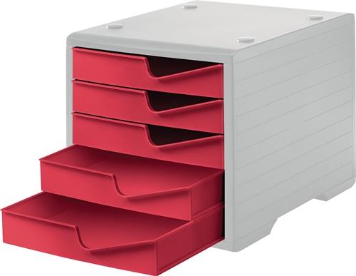 Ablagebox 5 Schubl.Polystyrol H255xB270xT340mm STYRO
