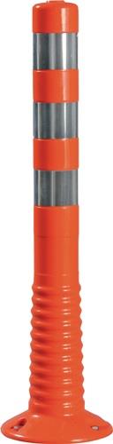 TESTBOY Sperrpfosten Ku.orange/weiß D.80mm z.Schr.m.Befestigungsmaterial