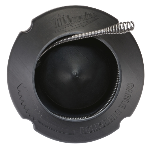 MILWAUKEE 8 mm x 7,6 m mit Keulenkopf und Spiraltrommel Spirale für Akku-Rohrreiniger M12BDC