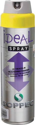SOPPEC Markierungsspray IDEAL neongelb 500ml Spraydose SOPPEC