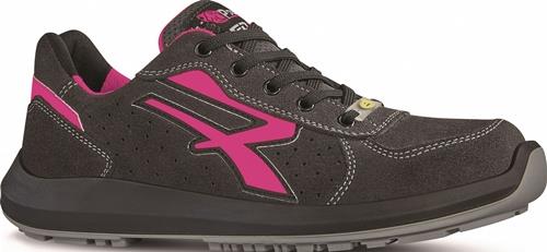 U.POWER Damensicherheitsschuh RU20156 ELECTRA Gr.41 W.9 schwarz/pink S1PS FO SR ESD