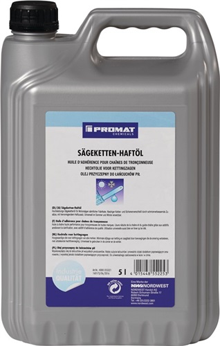 PROMAT Sägekettenhaftöl 100-120 mm²/s (bei 40GradC) 5l Kanister PROMAT CHEMICALS