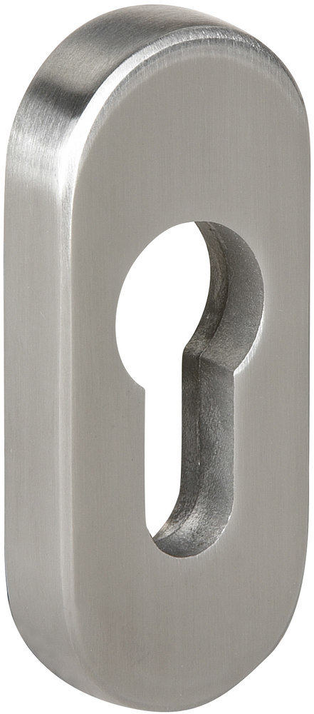 HERMAT Schutz-Schiebe-Schlüsselrosette 2079.S, oval, Edelstahl