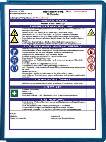 DURABLE Sichttafel PP m.Profilrahmen schwarz DIN A4 reflexionsarm 5St./Btl.DURABLE