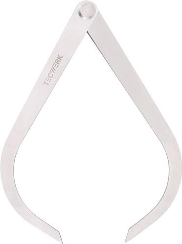 TECWERK Greifzirkel L.200mm m.Nietscharnier TECWERK