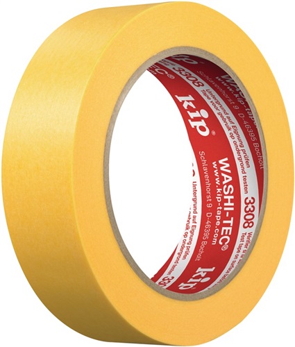 KIP Abdeckband 3308 WASHI-TEC® Premium Plus Goldkrepp® KIP