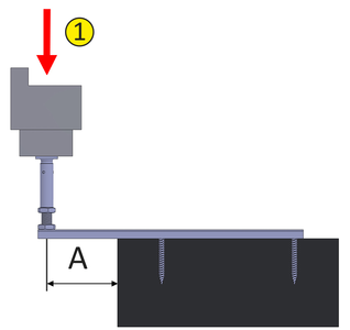 KNELSEN Justierstütze J-Stütze-300x3,0-M12x160-270