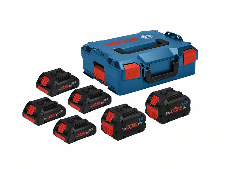 BOSCH Akkupack 4x ProCORE18V 4,0Ah + 2x ProCORE18V 8,0Ah