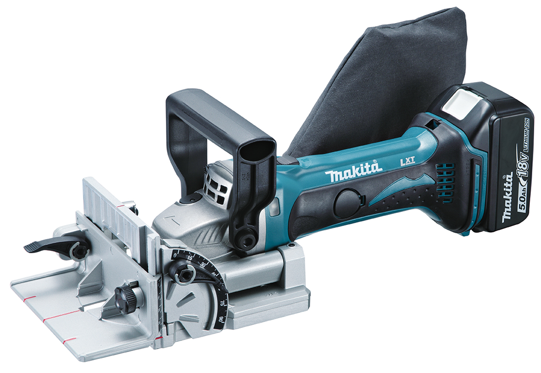 MAKITA Akku-Nutfräse 18V / 2x 5,0 Ah DPJ180RTJ