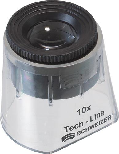 SCHWEIZER Standlupe Tech-Line Vergr. 10x Vario Linsen-D.22,8mm Schweizer