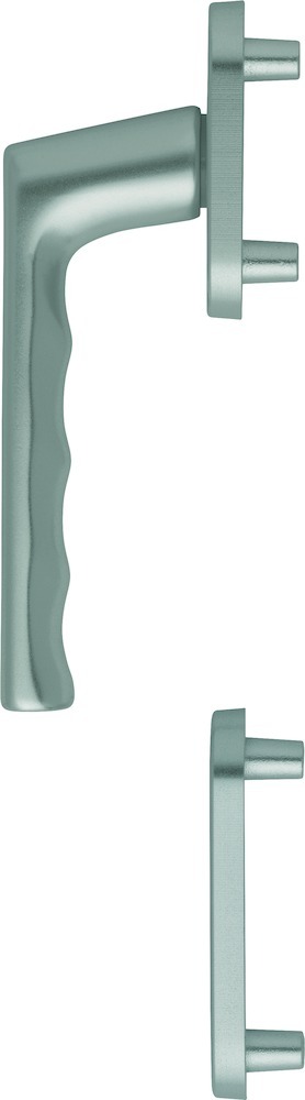 HOPPE® Fenstertürgriff-Halbgarnitur Hamburg 0700FA/66N/66NS, außen, Aluminium, 11750935 HOPPE® Fenstertürgriff-Halbgarnitur Hamburg 0700FA/66N/66NS, außen, Aluminium, 11750935