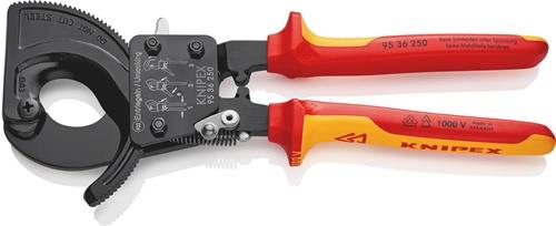 KNIPEX Kabelschneider Gesamt-L.250mm max.32 (240 mm²)mm Mehrkomp.-Hüllen VDE KNIPEX