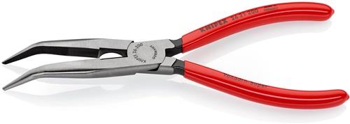 KNIPEX Flachrundzange L.200mm pol.40Grad gew.Ku.-Überzug KNIPEX