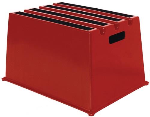 Nordwest Schwerlasttritt Stufen 1 Plattform-H.307mm Ku.rot