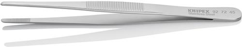 KNIPEX Präzisionspinzette L.145mm ger.Spitzen-B.3,5mm rostfrei,antimagn.säuref.KNIPEX