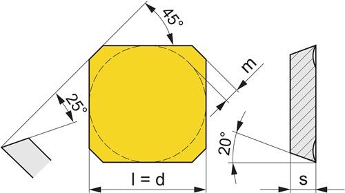 TECWERK Wendeschneidplatte SEER1203AFEN-M PMK30 Bearb.Schlicht TECWERK