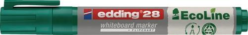 EDDING Whiteboardmarker 28 EcoLine grün Strich-B.1,5-3mm Rundspitze EDDING