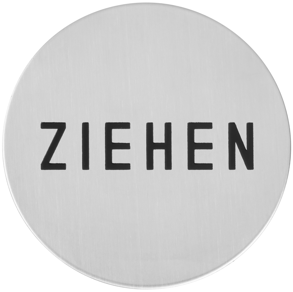 HERMAT Hinweisschild 3730, Edelstahl