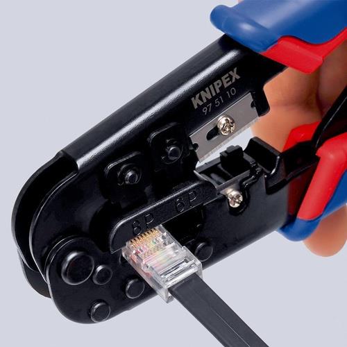 KNIPEX Crimpzange f.Westernstecker L.190mm KNIPEX KNIPEX Crimpzange f.Westernstecker L.190mm KNIPEX