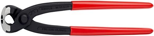 KNIPEX Ohrklemmenzange L.220mm Kopf schwarz atram.Ku.-Überzug seitl.Pressnase KNIPEX