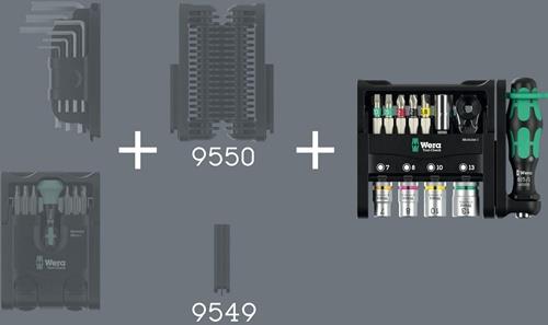 WERA Bitsortiment Tool-Check Modular 1 21-tlg.WERA