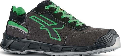 U-POWER Sicherheitshalbschuh Taylor Gr.44 W.11 grau/grün S1PS FO SR ESD