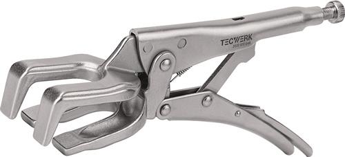 TECWERK Rohrschweißergripzange Gesamt-L.280mm Spann-W.max.70mm TECWERK