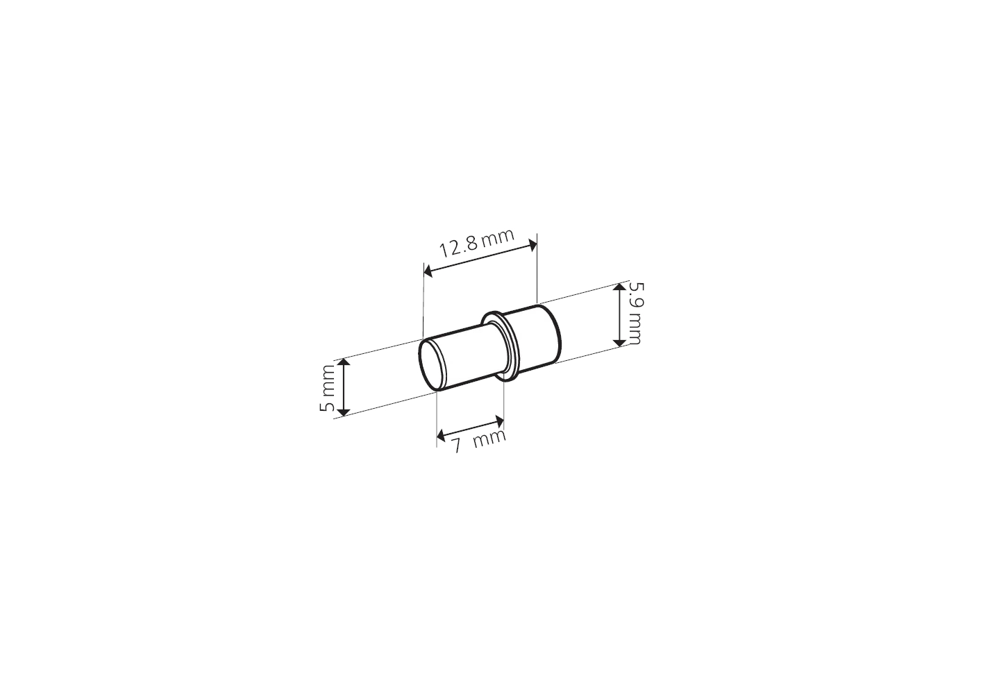 LAMELLO Cabineo X Bodenträger ø5mm, 500 Stück
