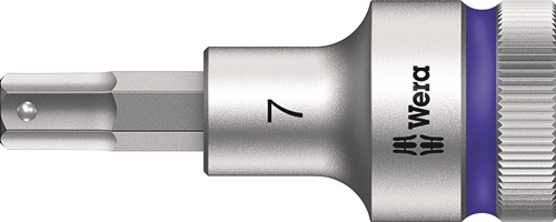 WERA Steckschlüsseleinsatz 8740 C HF 1/2 Zoll SW 7mm L.60mm WERA WERA Steckschlüsseleinsatz 8740 C HF 1/2 Zoll SW 7mm L.60mm WERA