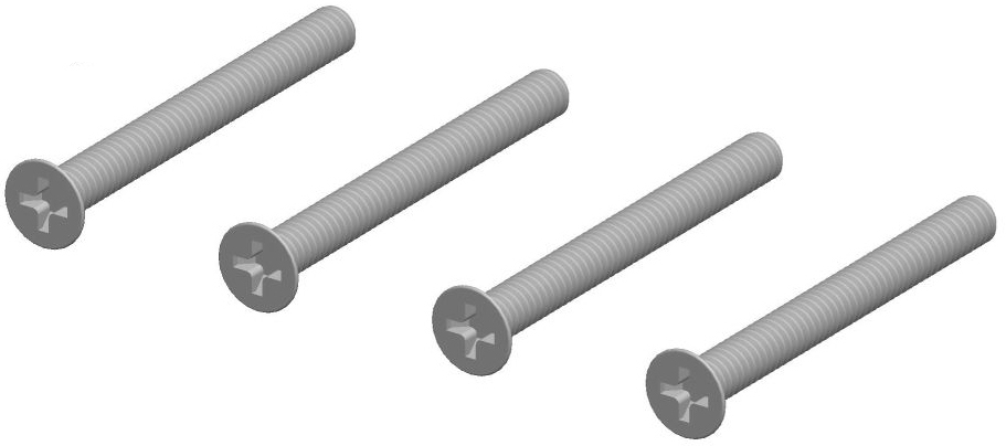 HERMAT FH Befestigungsset Rosetten-Drückergarnitur 4373.FH/DG, ohne Stift,