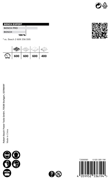 BOSCH EXPERT Construction Material Lochsäge, 76 x 60 mm. Für Dreh- und Schlagbohrer