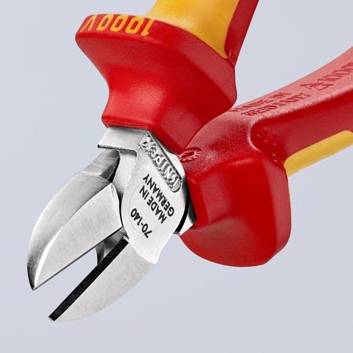 KNIPEX Seitenschneider L.140mm VDE Mehrkomp.-Hüllen KNIPEX