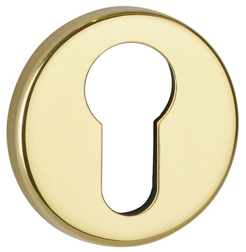 HERMAT Schlüsselrosette 2074, Messing