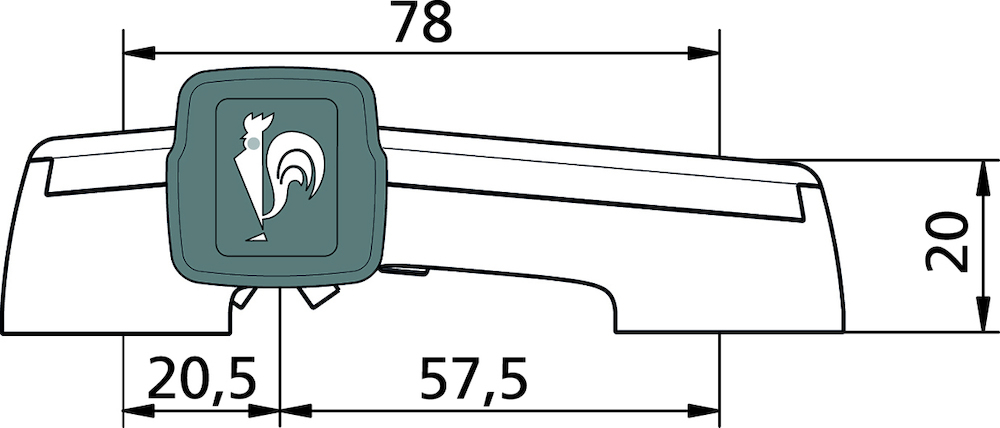 DR. HAHN Aufschraubband Serie 60 AT M763, 3-teilig