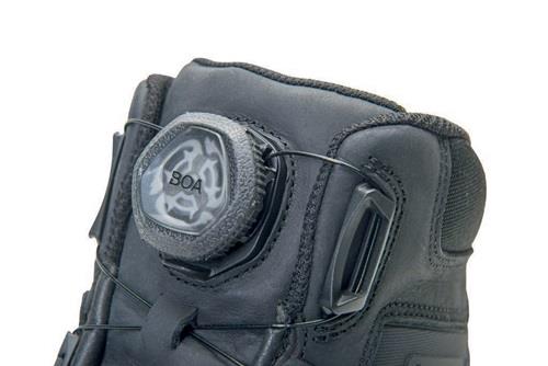 BAAK Sicherheitsstiefel Braxton Gr.41 schwarz/rot Leder S3 SRC HRO EN20345 BAAK