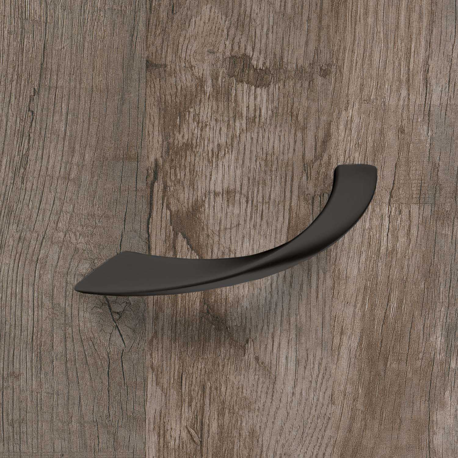 HETTICH Griff Coria, Bohrabstand 128 mm, L 151 mm, B 16 mm, H 34 mm, Schwarz matt, 9345390