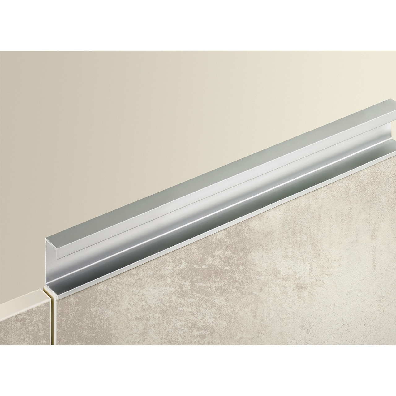 HETTICH Griffleiste Seveso, L 2400 mm, B 17 mm, H 38 mm, Aluminium eloxiert, 9995122