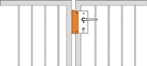 AMF Schließkasten 145G-50 LM z.Anschr.AMF