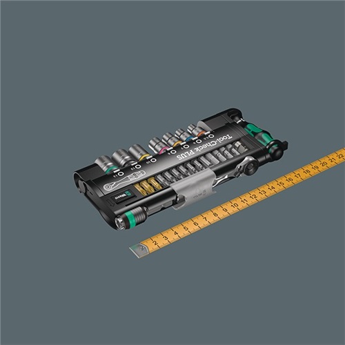 WERA Bit-/Steckschlüsselset Tool-Check PLUS 39-tlg.Schlitz/PH/PZD/T/Knarre/7 Nüsse