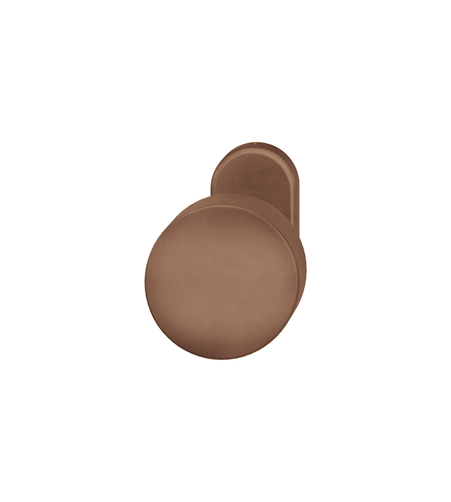 FSB Knopf 07 0829, Rosette oval, o.Nocken, fest, Bronze