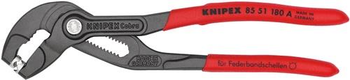 KNIPEX Federbandschellenzange Gesamt-L.180mm Kap.max.50mm Einstellungen 15 KNIPEX Federbandschellenzange Gesamt-L.180mm Kap.max.50mm Einstellungen 15
