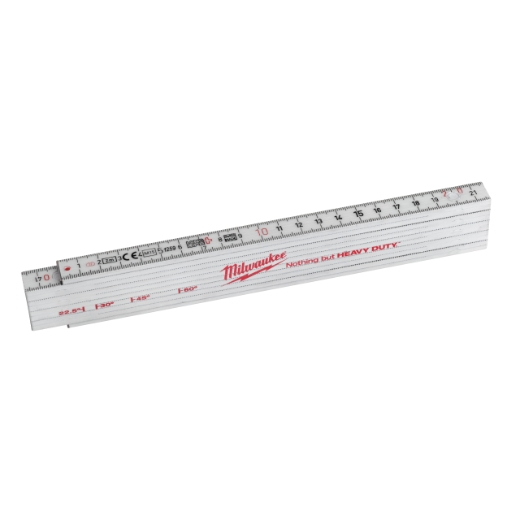 MILWAUKEE 2 m weiß Gliedermaßstab Kunststoff