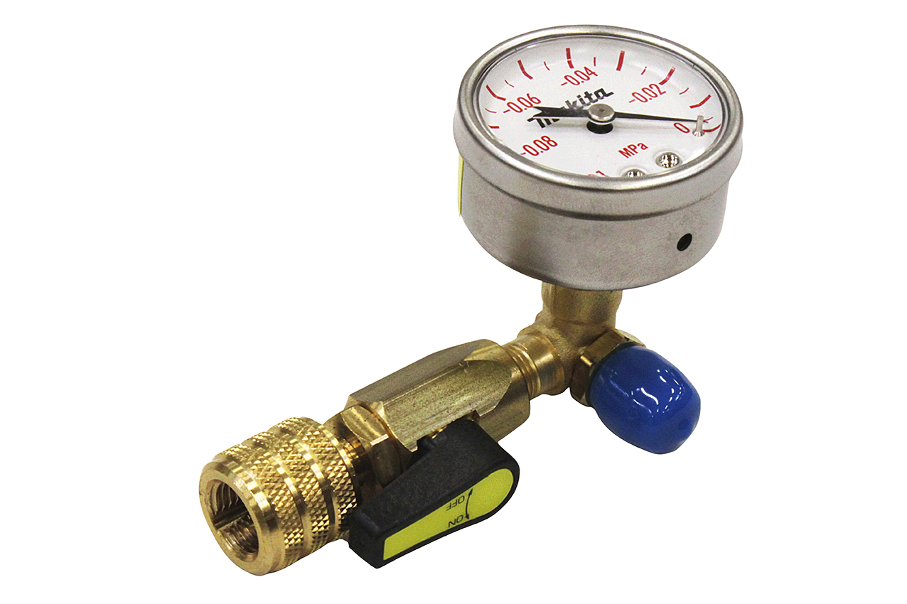 Absperrventil mit Manometer