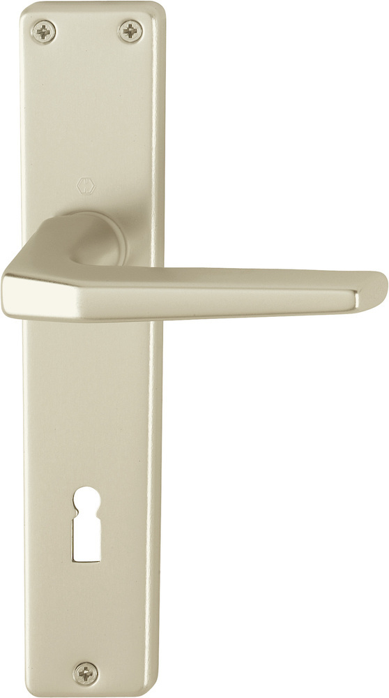 HOPPE® Drückerpaar Frankfurt 117L, Aluminium, 507603 HOPPE® Drückerpaar Frankfurt 117L, Aluminium, 507603
