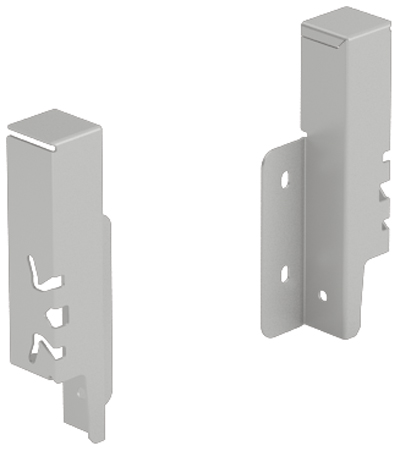 HETTICH Rückwandverbinder ArciTech 126 mm, silber, rechts, 9121836